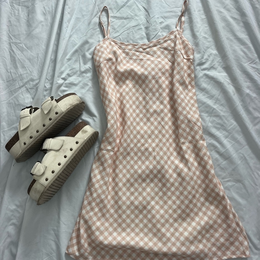 Gingham Mini Dress - image 1